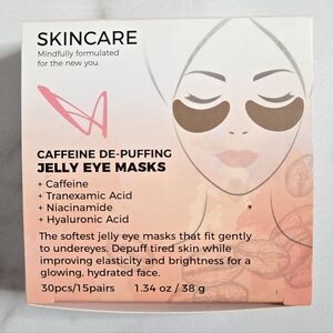 Caffeine De-Puffing Jelly Eye Patches Masks NEW